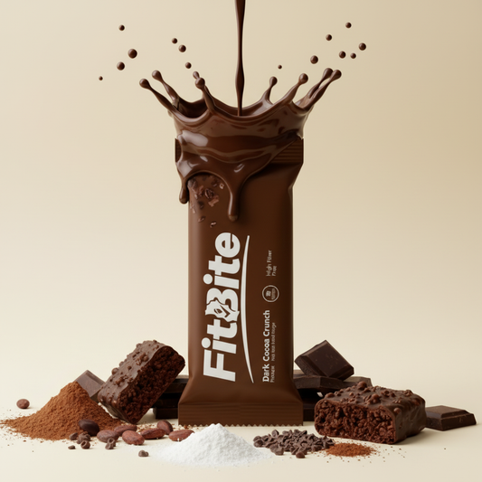 Dark Cocoa Splash with Ingredients